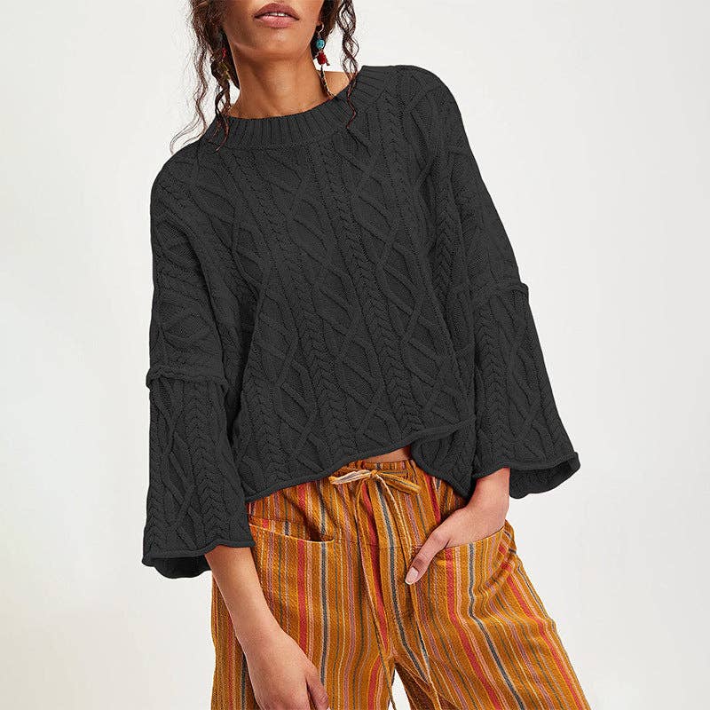 The Haven Sweater- Black