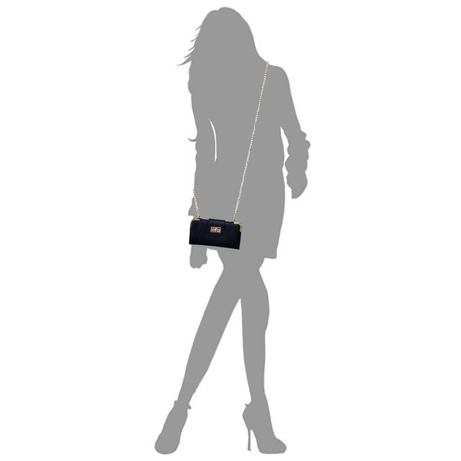 Pre-order-Convertible Crossbody Wallet with Chain Strap – Multiple Colors