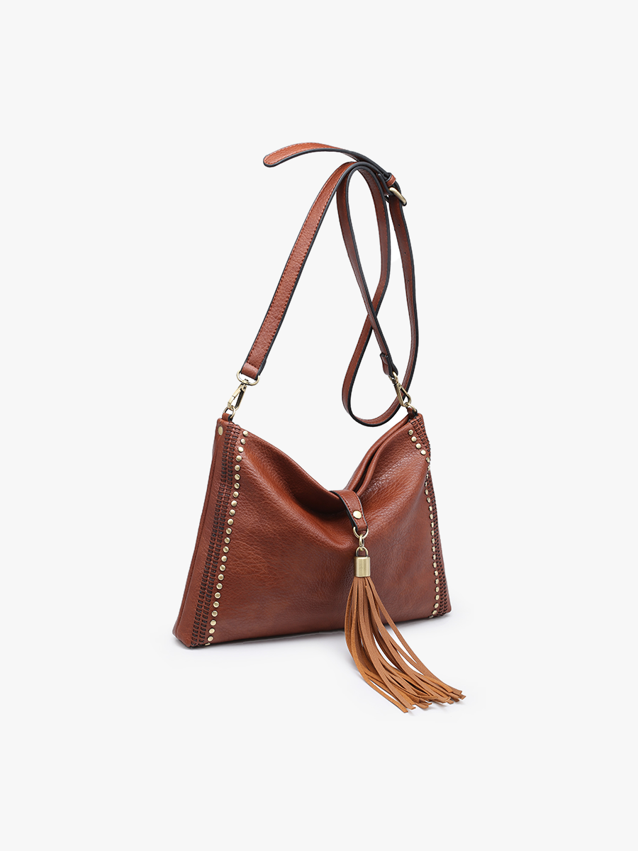 The Harper Crossbody w/ Grommet Details